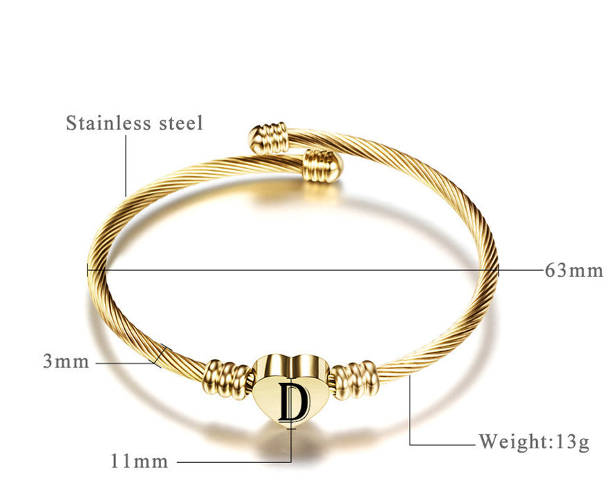 Braided Stainless Steel Bracelet - Mom Design