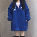 Large Size Plus Down Thickened Lambswool Cotton Clothing Women