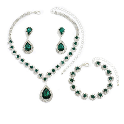 Elegant Bridal Jewelry Sets | Necklace, Earrings, Bracelet a wow factor