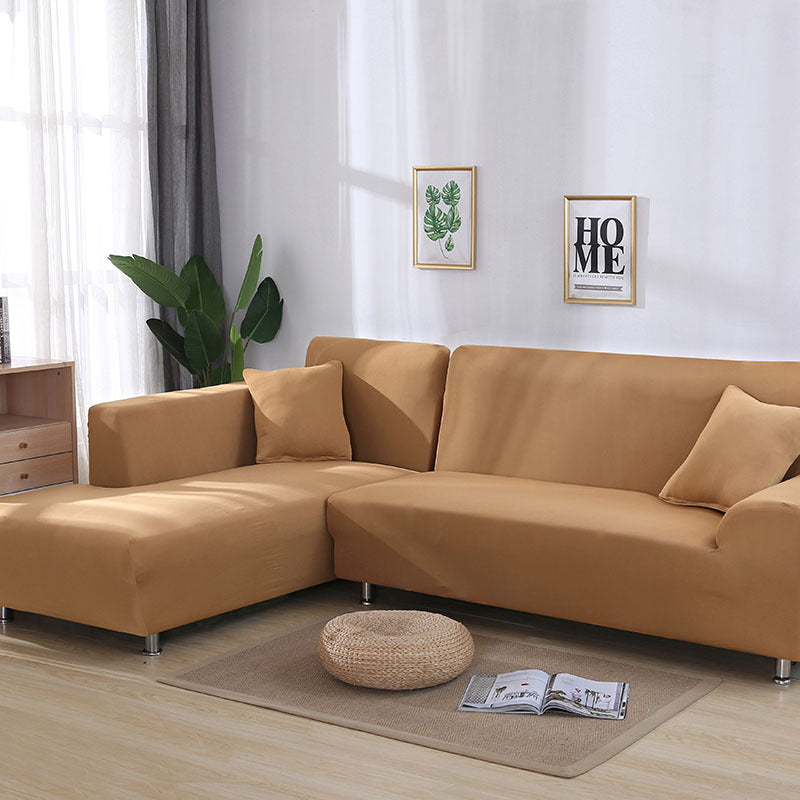 Solid Colors Sofa Universal Sofa Cover Sofa Chaise Cover Lounge Full Cover Non-slip European General