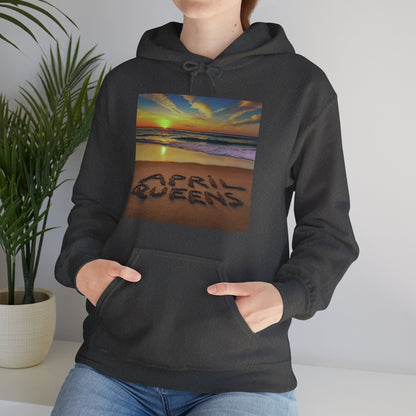 April queen Unisex Heavy Blend™ Hooded Sweatshirt