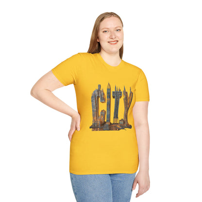 Unisex city t shirt  Softstyle tee