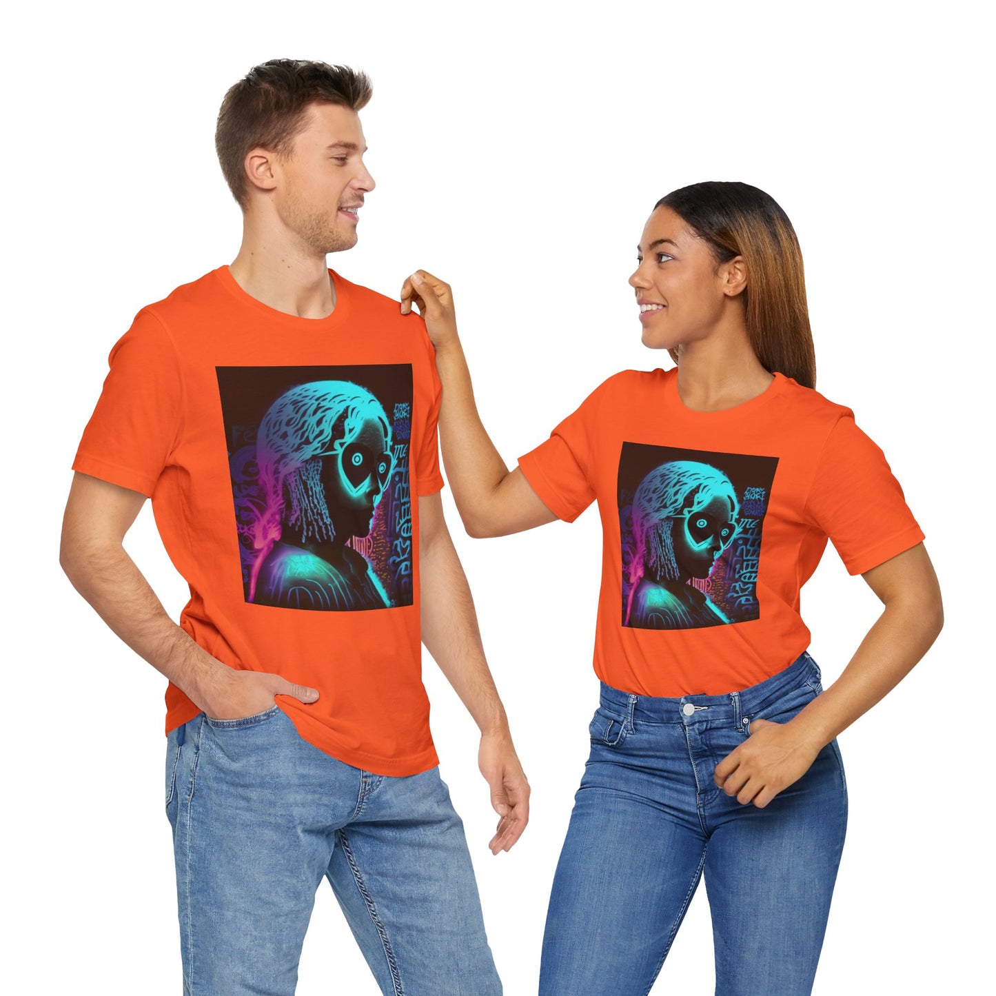 Unisex Jersey Glow-in-the-Dark Short Sleeve Tee