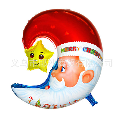 Christmas decoration aluminum film balloon