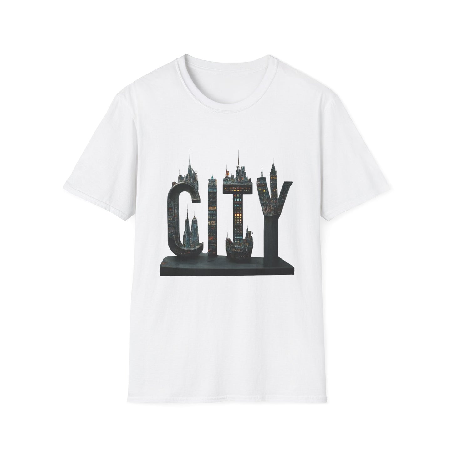 Unisex Softstyle  city tee shirt