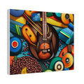 Blue Mountain coffee beans Matte Canvas, Stretched