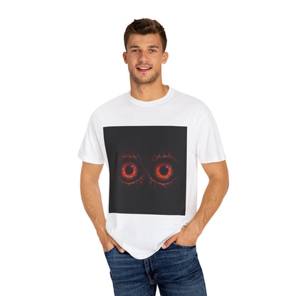 Halloween Unisex T-shirt with Scary Eyes Design