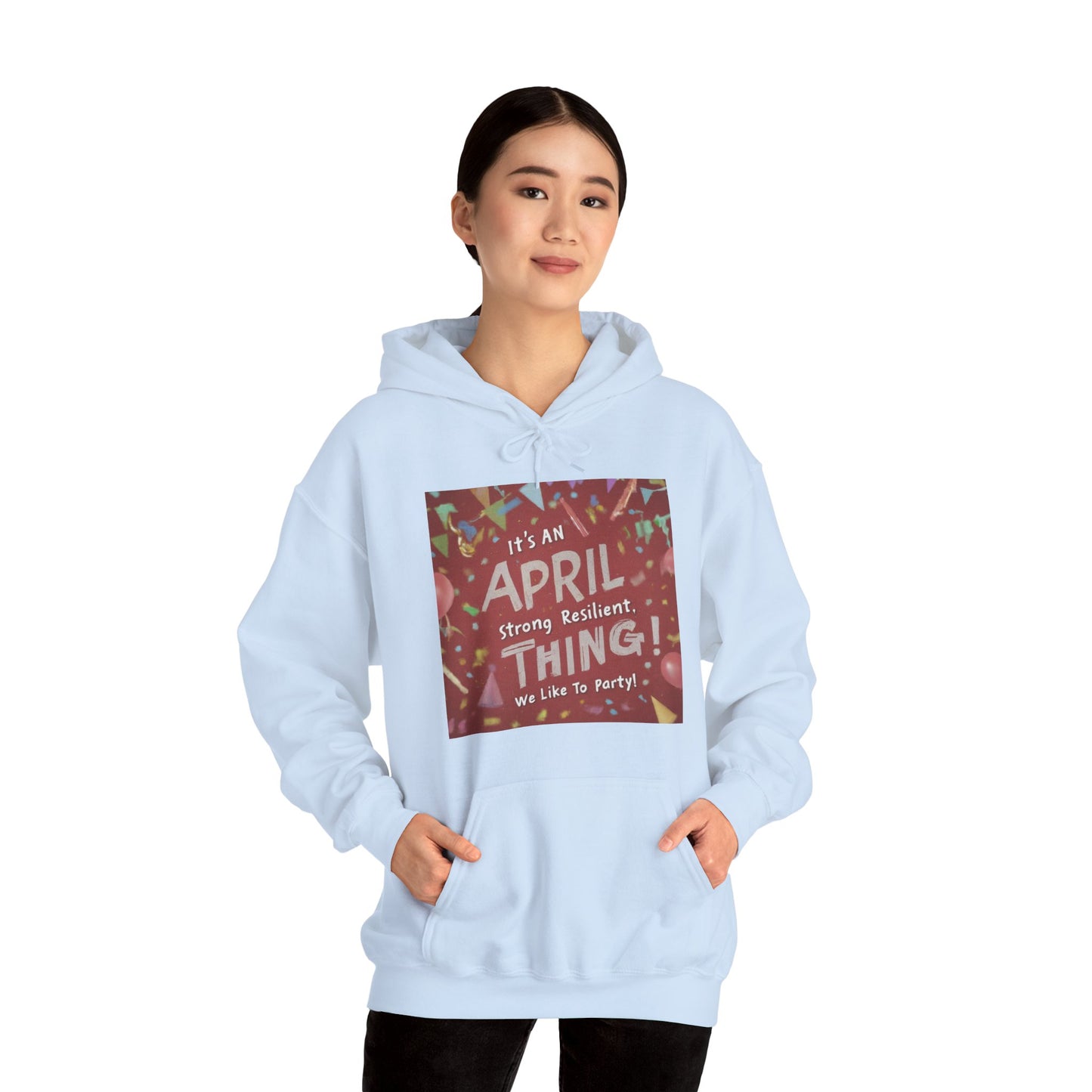 It's on April thing Unisex Heavy Blend™ Hooded Sweatshirt