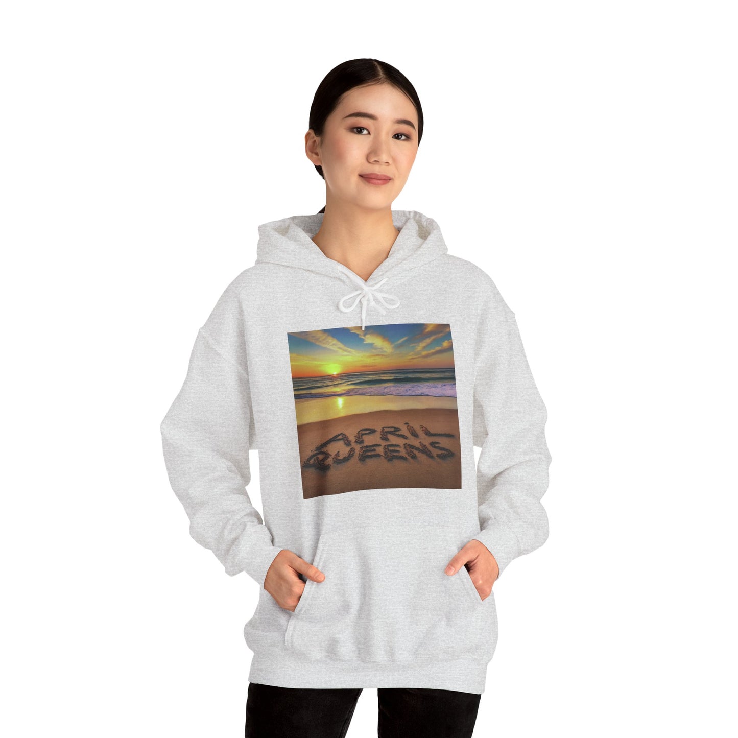 April queen Unisex Heavy Blend™ Hooded Sweatshirt