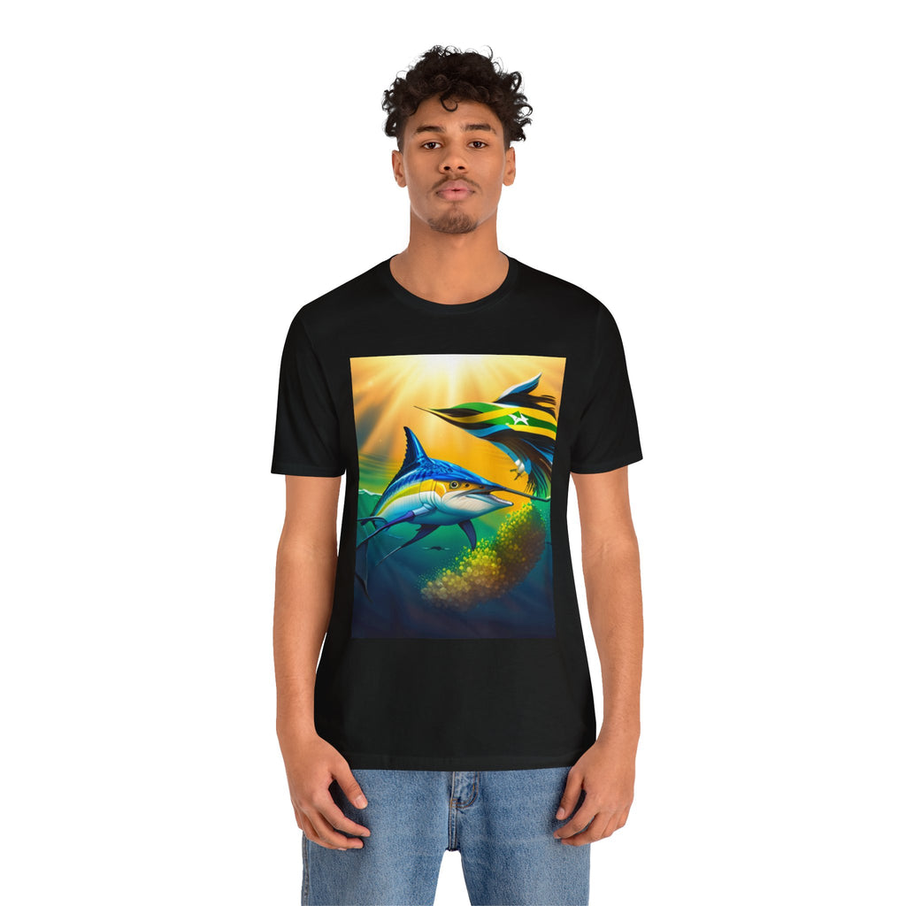 Rep Your Roots: Unisex Jersey Tees USA Jamaicans