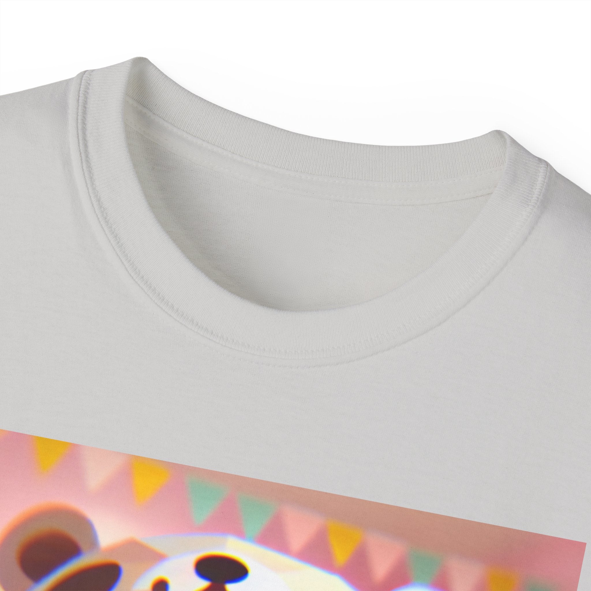 Cute Cartoon Animal Tee, Cozy Unisex T-Shirt for Kids, Gift for Animal Lovers, Birthday, Casual Style, Fun Wear