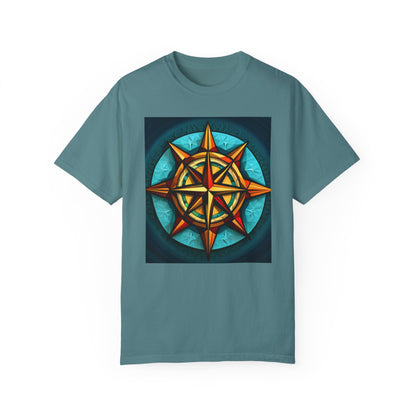 Calypso Compass Unisex Garment-Dyed T-shirt