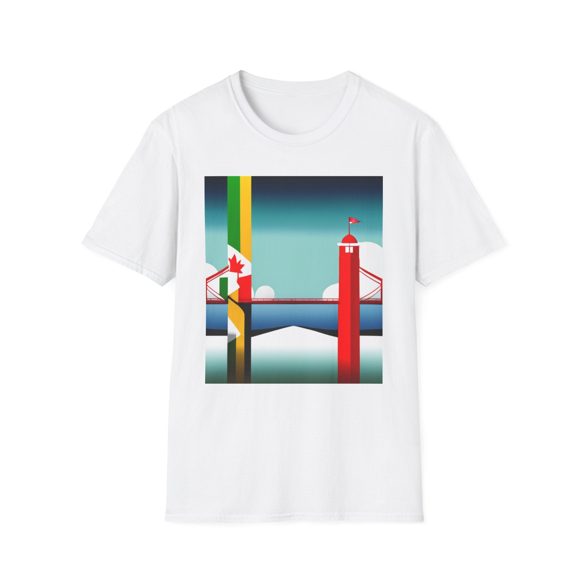 Jamaica Canada Split Flag T-Shirt | Dual Heritage Tee