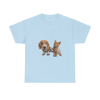 Furry Friends Pet Lovers Unisex Heavy Cotton Tee