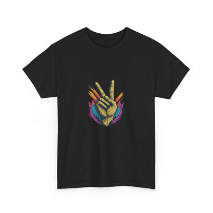 two fingers Unisex Heavy Cotton Tee