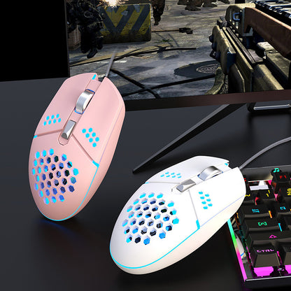 Cooling Hole Mouse Game Mechanical  Game Mouse