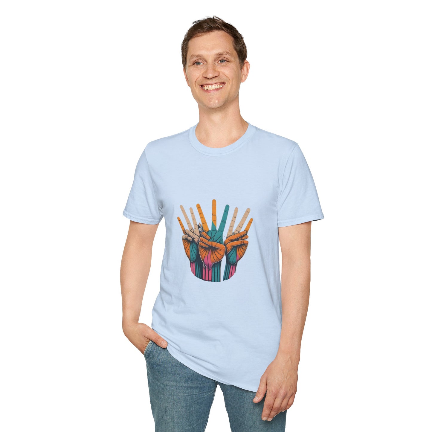 Finger Fun Unisex Softstyle T-Shirt