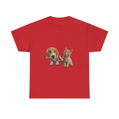 Furry Friends Pet Lovers Unisex Heavy Cotton Tee