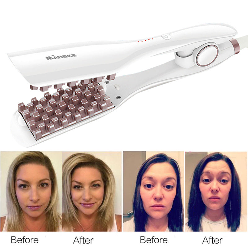 MARSKE Corrugated Hair Crimping Iron Splint