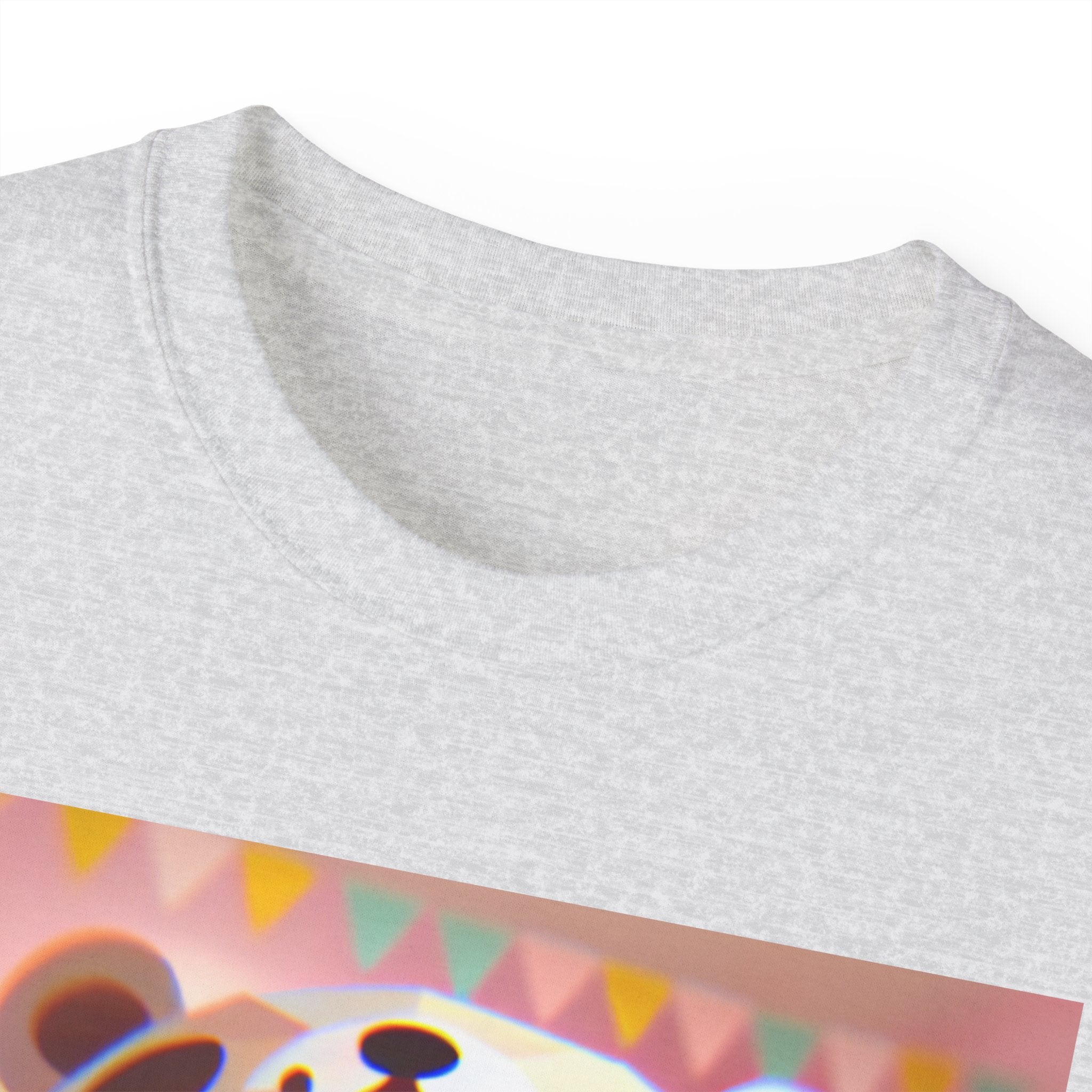 Cute Cartoon Animal Tee, Cozy Unisex T-Shirt for Kids, Gift for Animal Lovers, Birthday, Casual Style, Fun Wear