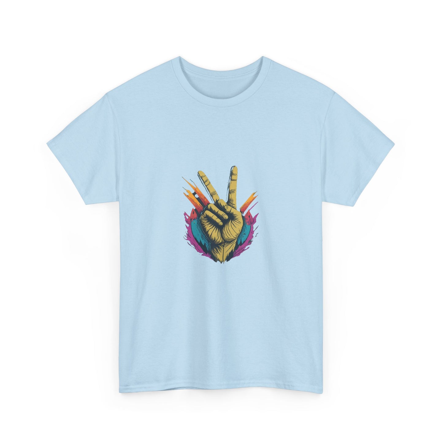 two fingers Unisex Heavy Cotton Tee