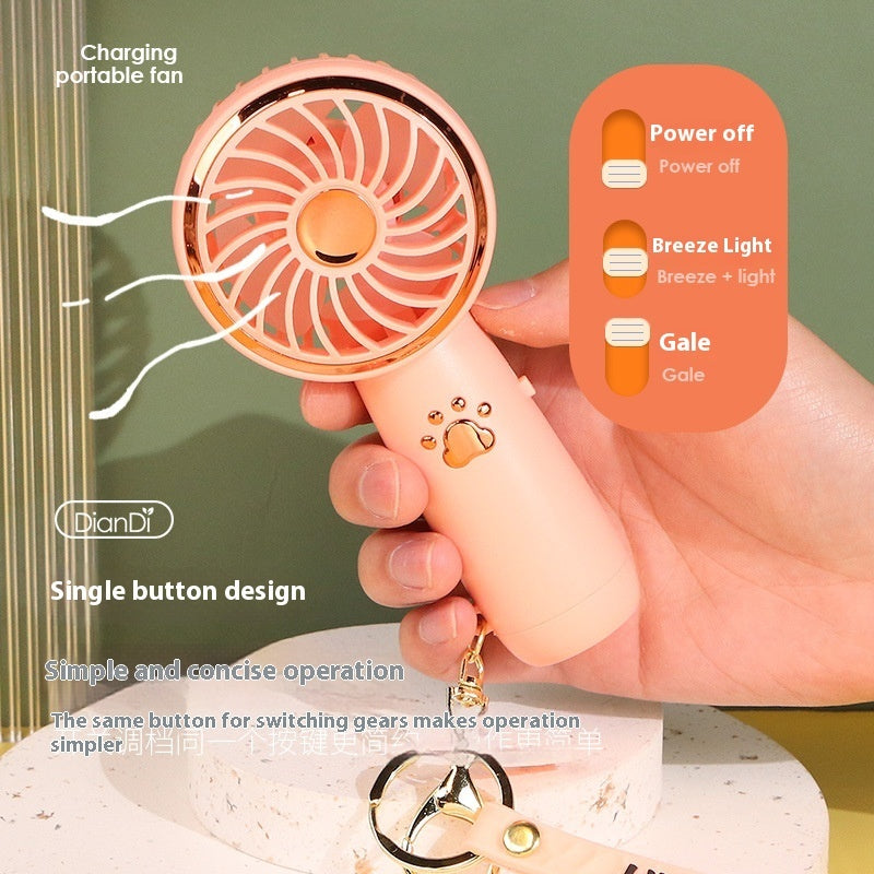 Mini Little Fan Cute Cartoon Portable
