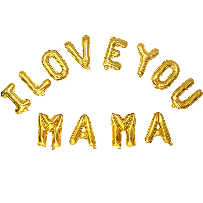 Happy Mother's Day Aluminum Film Balloon Set