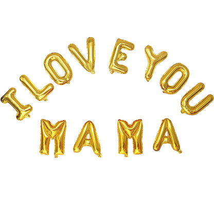 Happy Mother's Day Aluminum Film Balloon Set