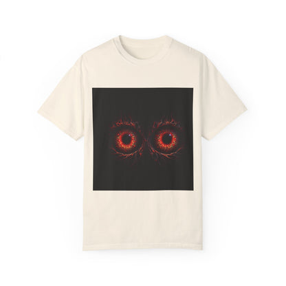 Halloween Unisex T-shirt with Scary Eyes Design