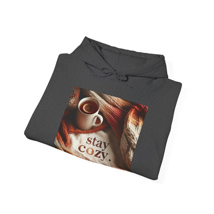 Unisex hoodie Sweatshirt - Cozy Blanket and Tea - Stay Cozy