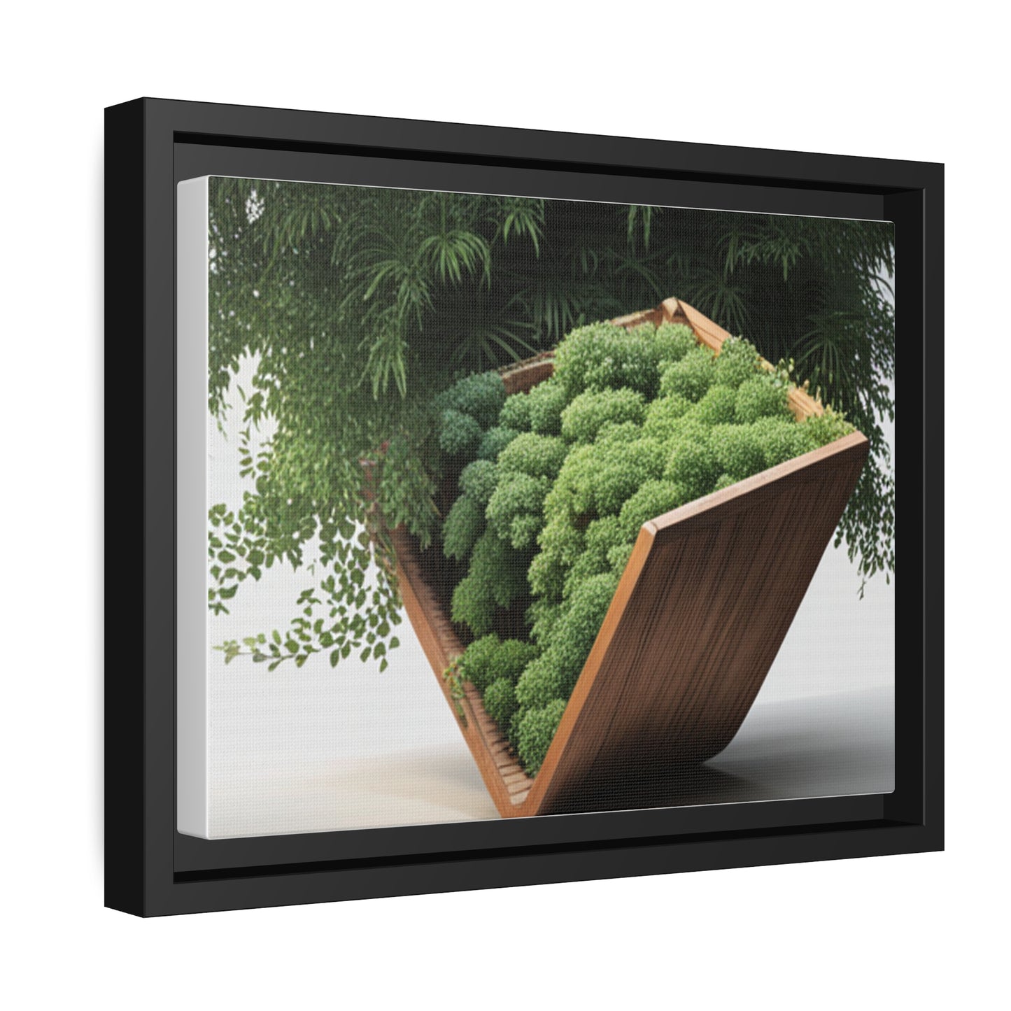 Sustainability and eco-consciousness Matte Canvas, Black Frame