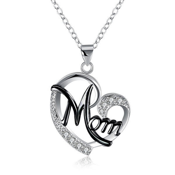 Heart-Shaped Diamond Necklace | Mother's Day Gift