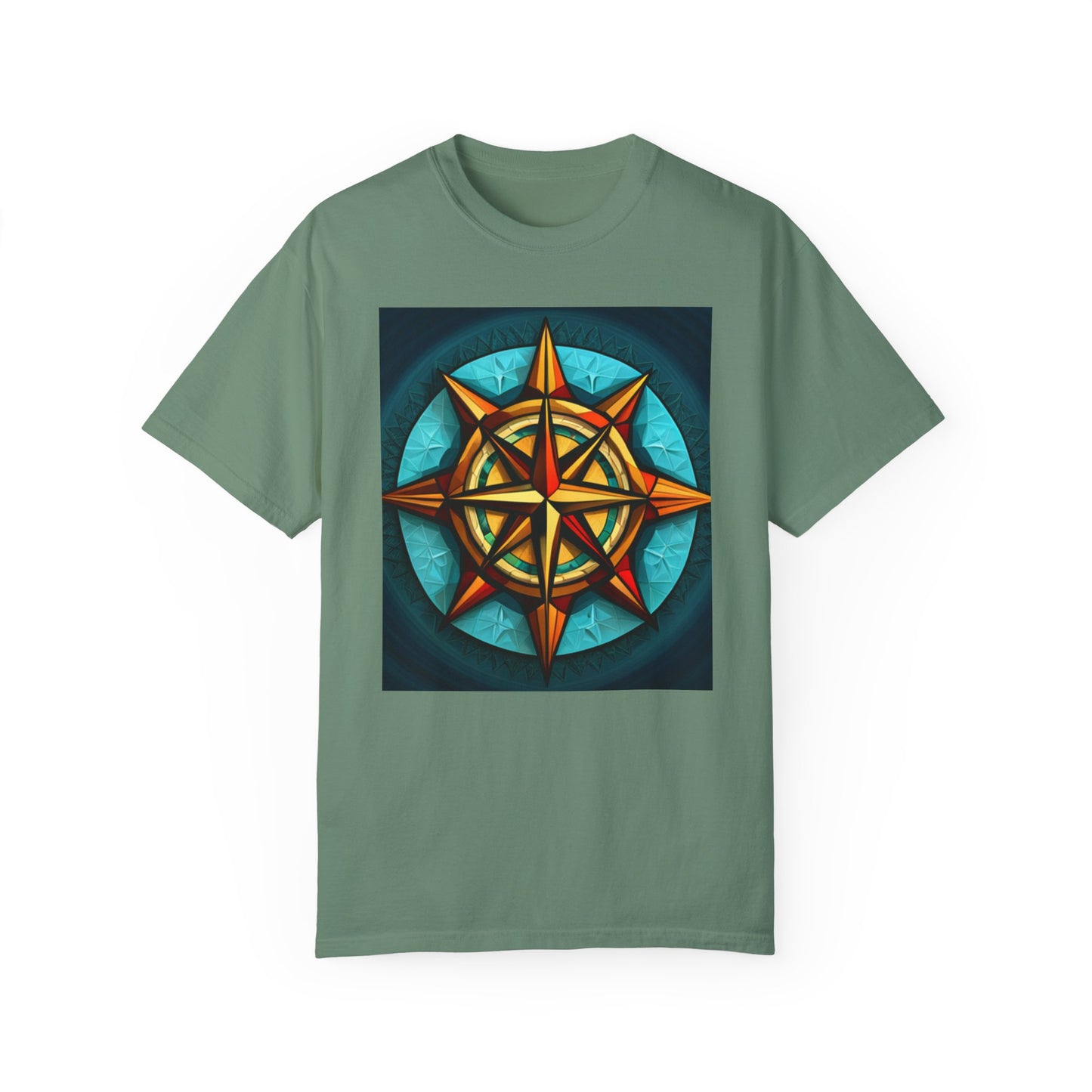 Calypso Compass Unisex Garment-Dyed T-shirt