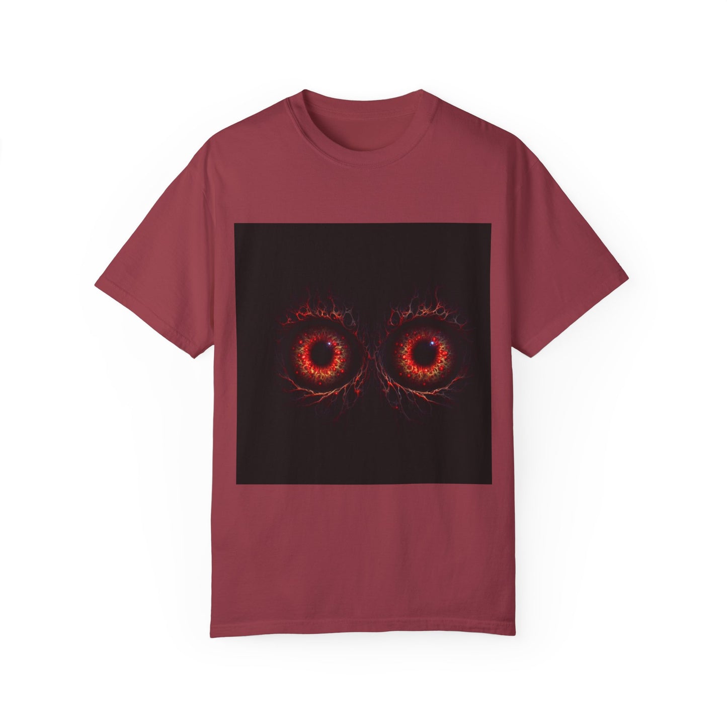 Halloween Unisex T-shirt with Scary Eyes Design