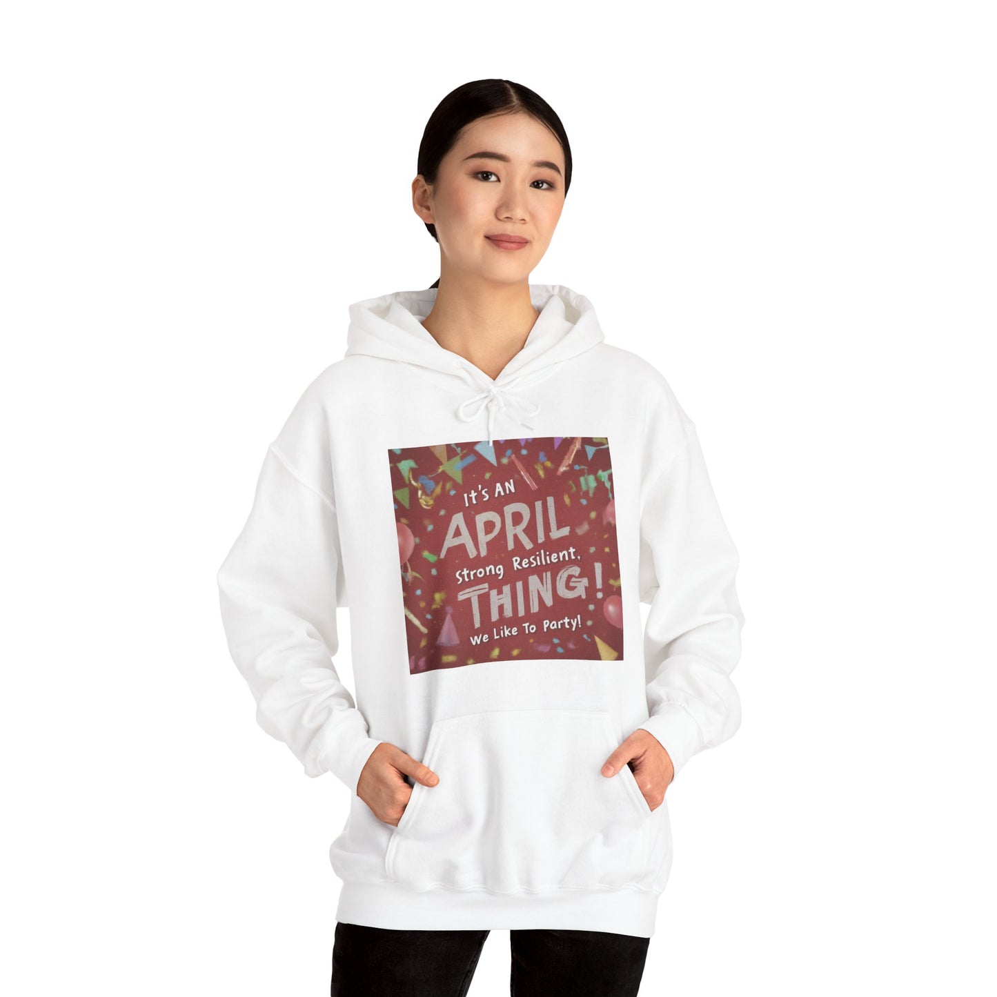 It's on April thing Unisex Heavy Blend™ Hooded Sweatshirt