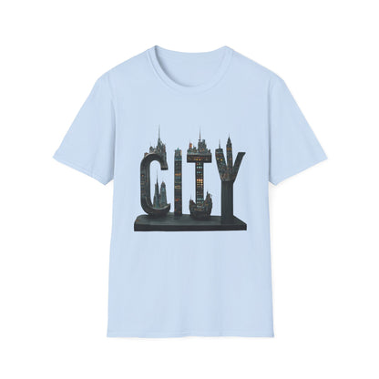 Unisex Softstyle  city tee shirt