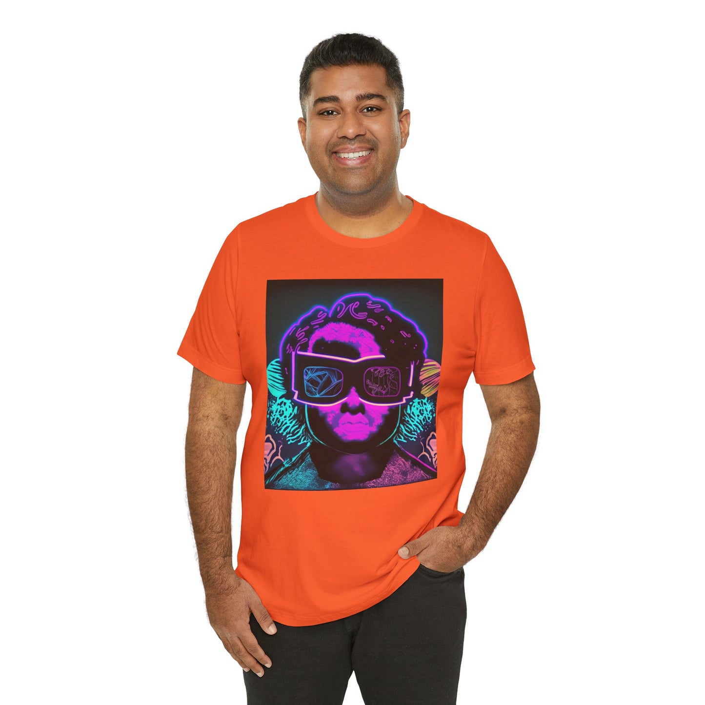 Glow-in-the-Dark Unisex Jersey Short Sleeve Tee