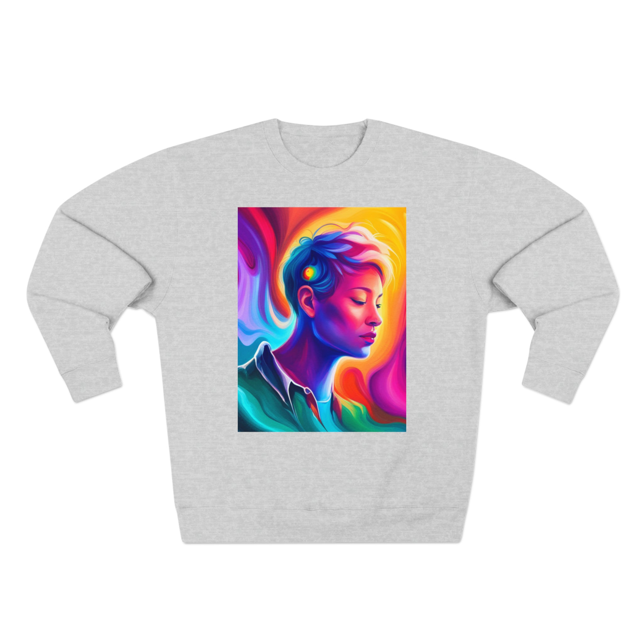 An image of a cozy sweatershirt, sweatsirt, sweetshirt, or swetshirt, perfect for chilly days in Toronto. The sweatshirt features a classic design with a soft fabric and comfortable fit. Stay warm and stylish with this must-have wardrobe essential, ideal for the diverse weather of the GTA