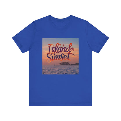 Islands sunset Unisex Jersey Short Sleeve Tee