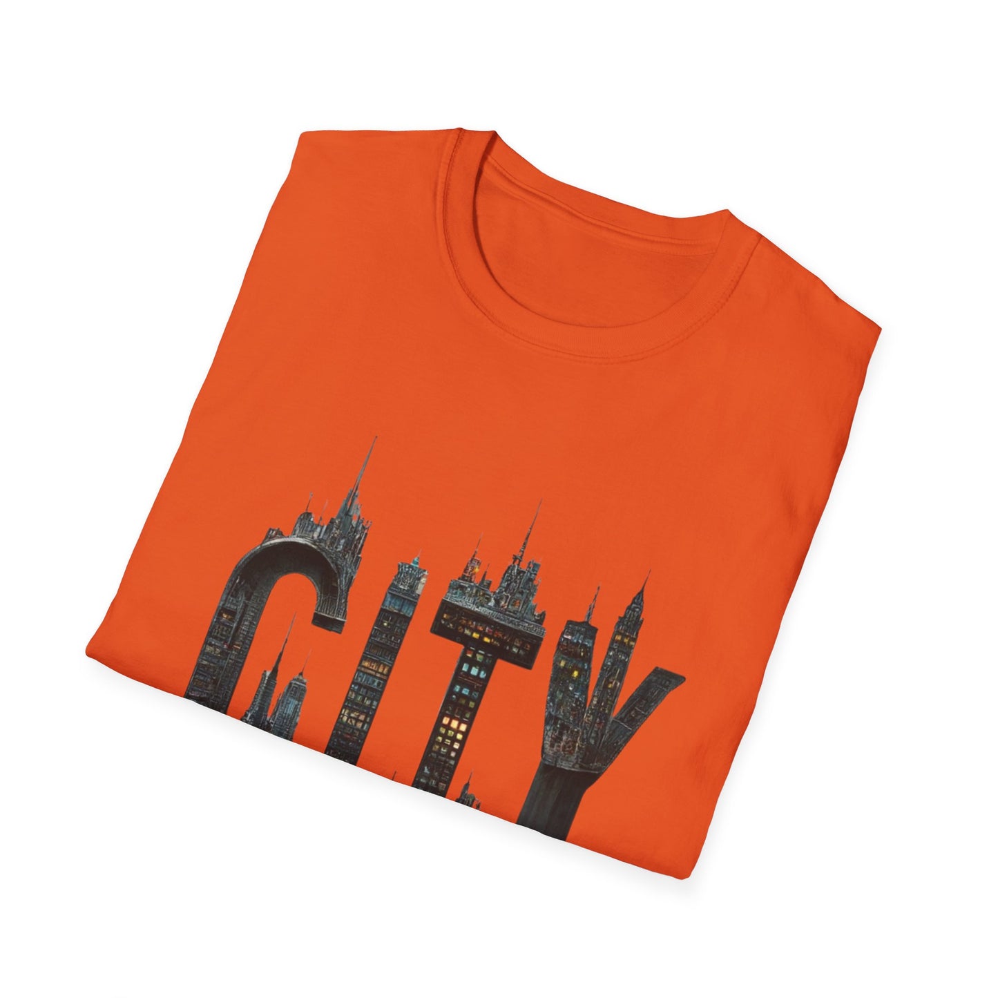 Unisex Softstyle  city tee shirt