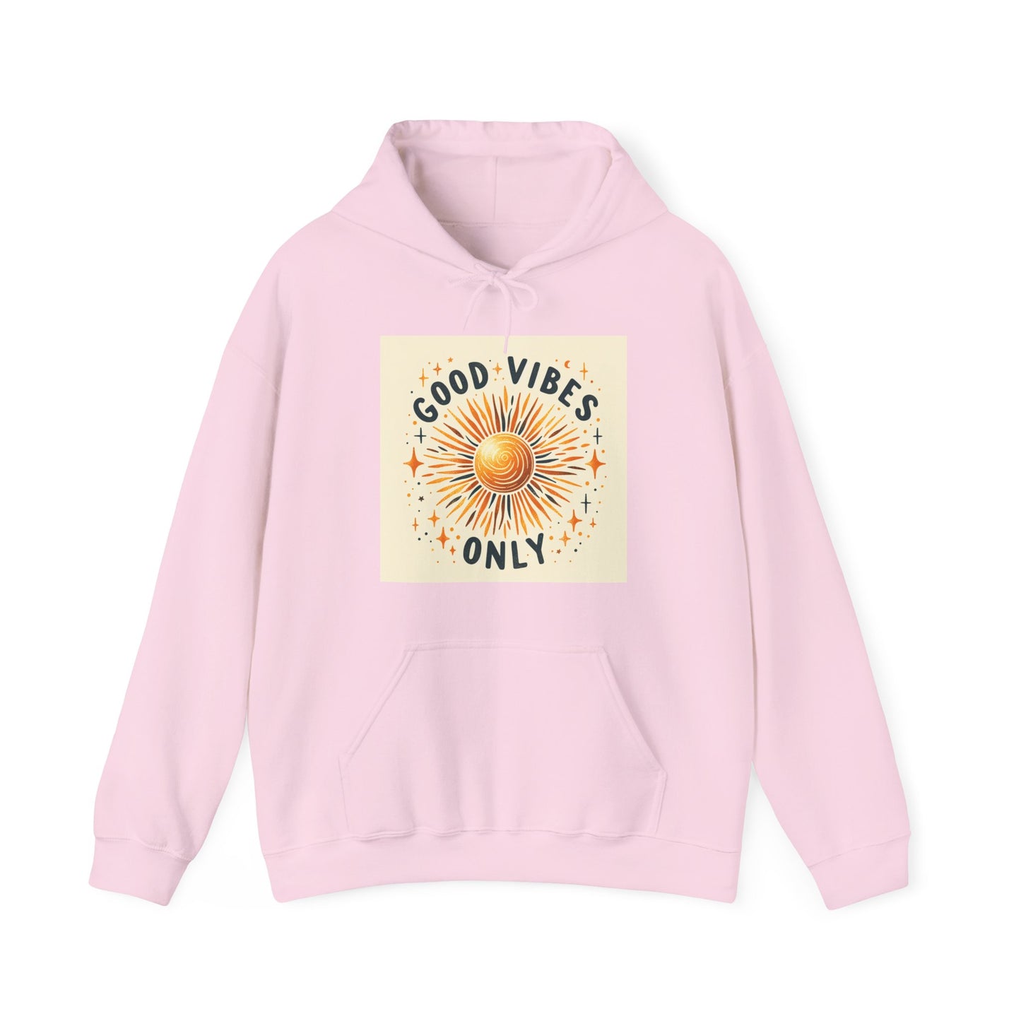 Sun Graphic Good Vibes Hoodie