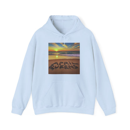 April queen Unisex Heavy Blend™ Hooded Sweatshirt