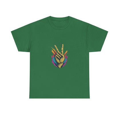 two fingers Unisex Heavy Cotton Tee