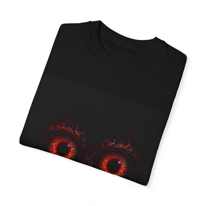 Halloween Unisex T-shirt with Scary Eyes Design