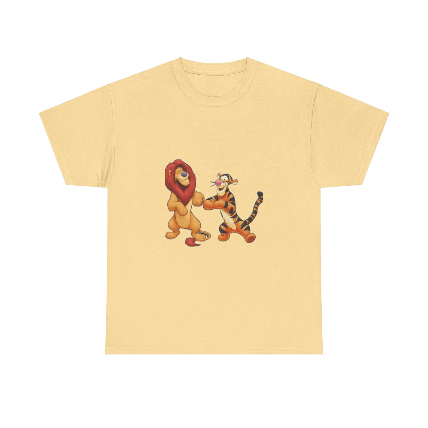 lion and tigger Unisex Heavy Cotton Tee