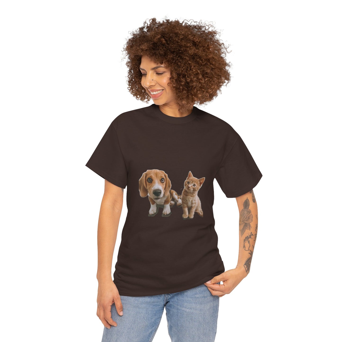 Furry Friends Pet Lovers Unisex Heavy Cotton Tee