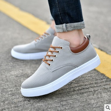 Casual Men's Winter Sneakers Shoes Canvas Flat Shoes