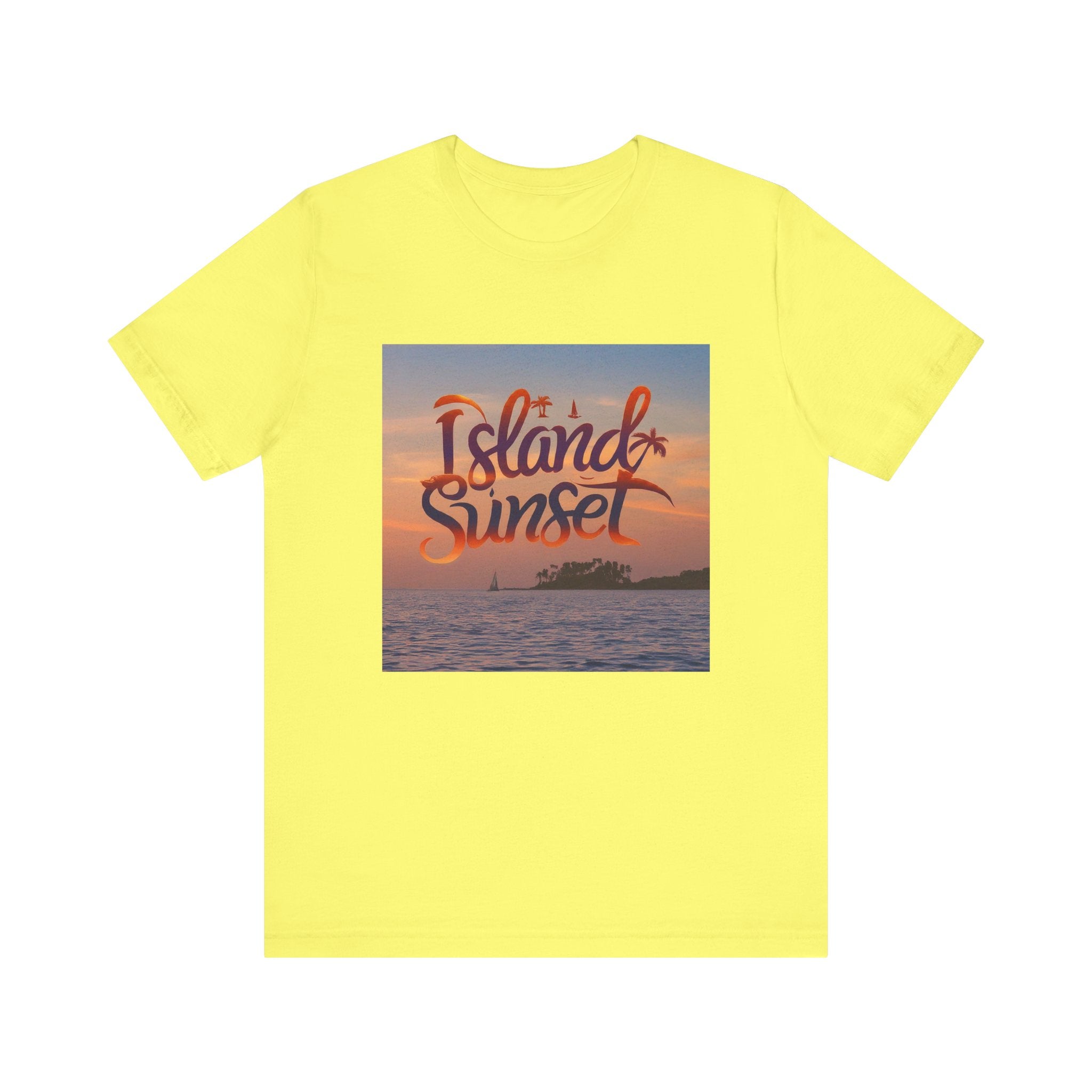 Islands sunset Unisex Jersey Short Sleeve Tee