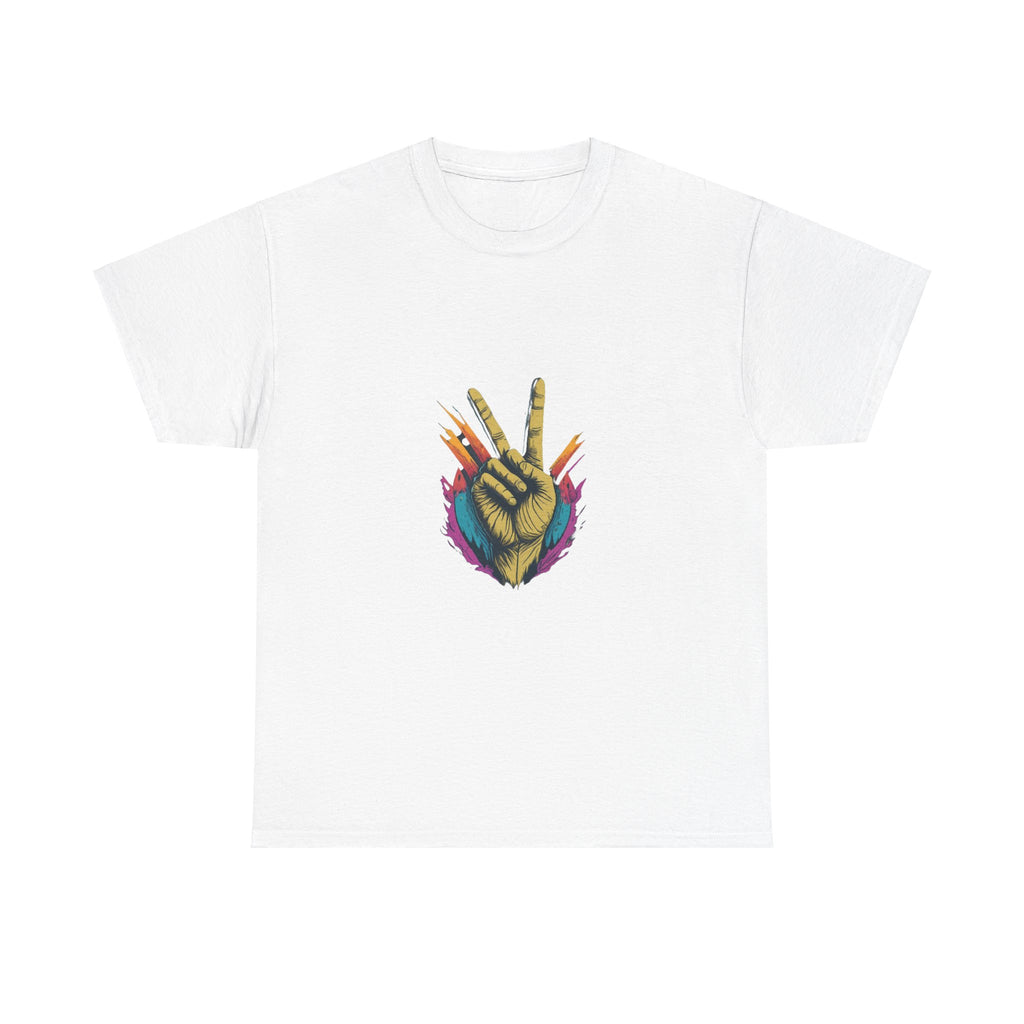 two fingers Unisex Heavy Cotton Tee