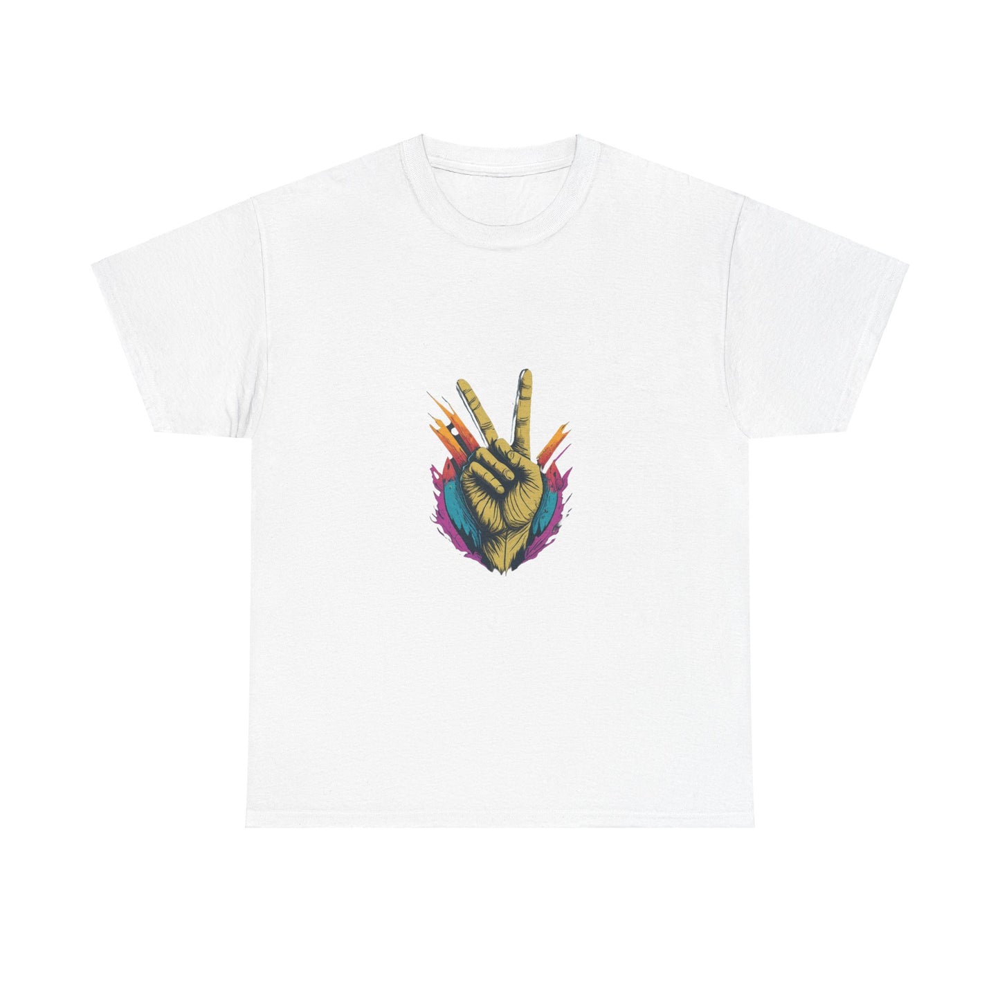 two fingers Unisex Heavy Cotton Tee